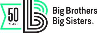 Big Brothers Big Sisters 50 Year Accolade Logo